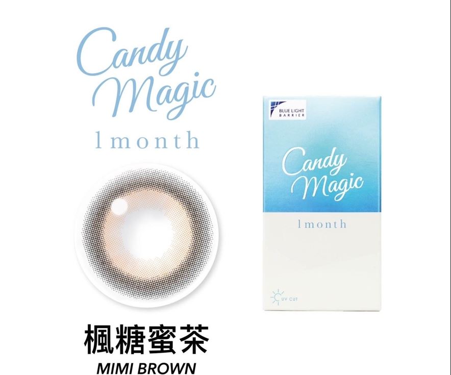 (混搭6盒出貨) Candy Magicc抗藍光彩色月拋(1片裝 )2